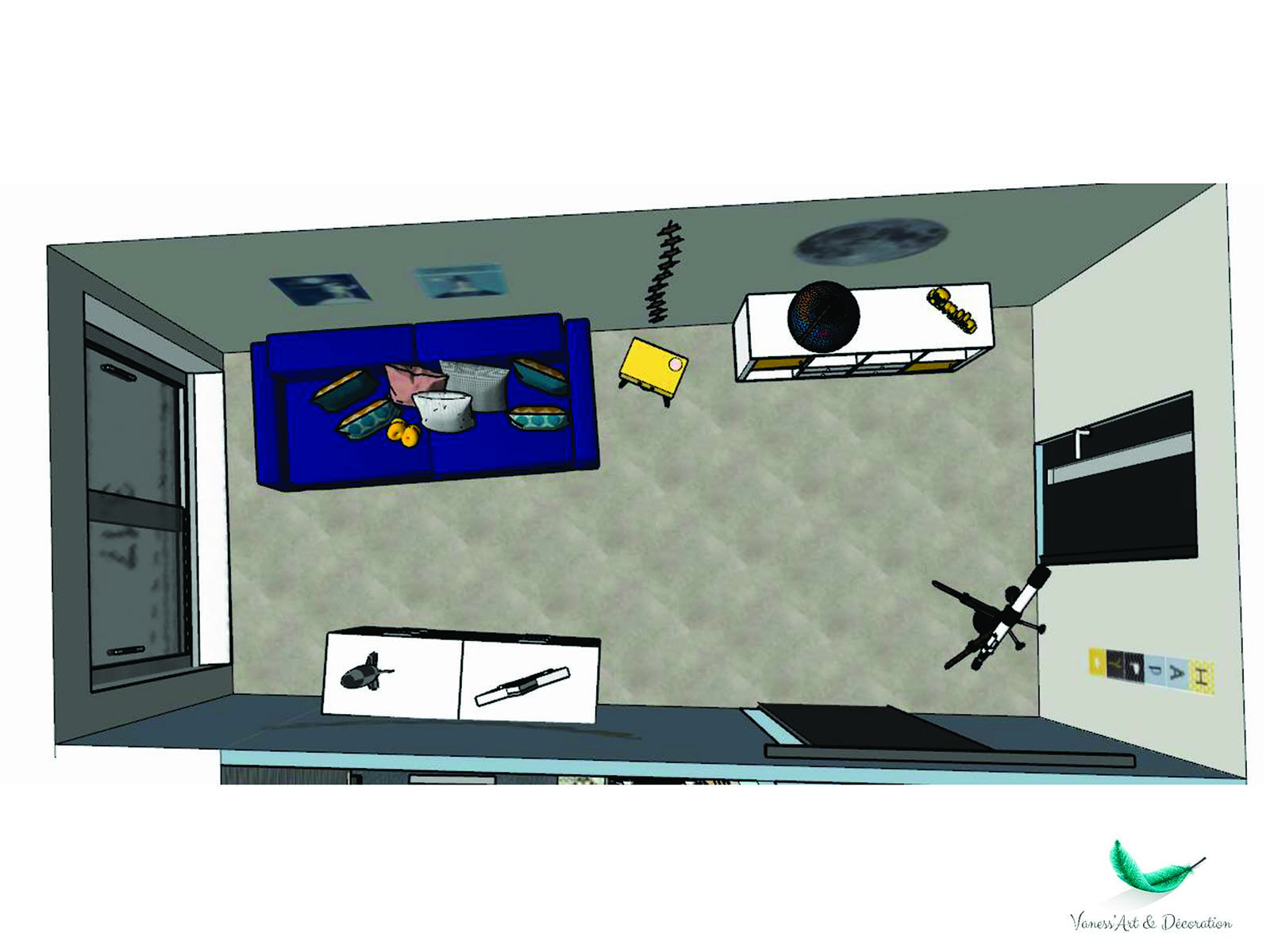 VanessArt & Decoration - Carmona - Salle de jeux 2 - VanessArt