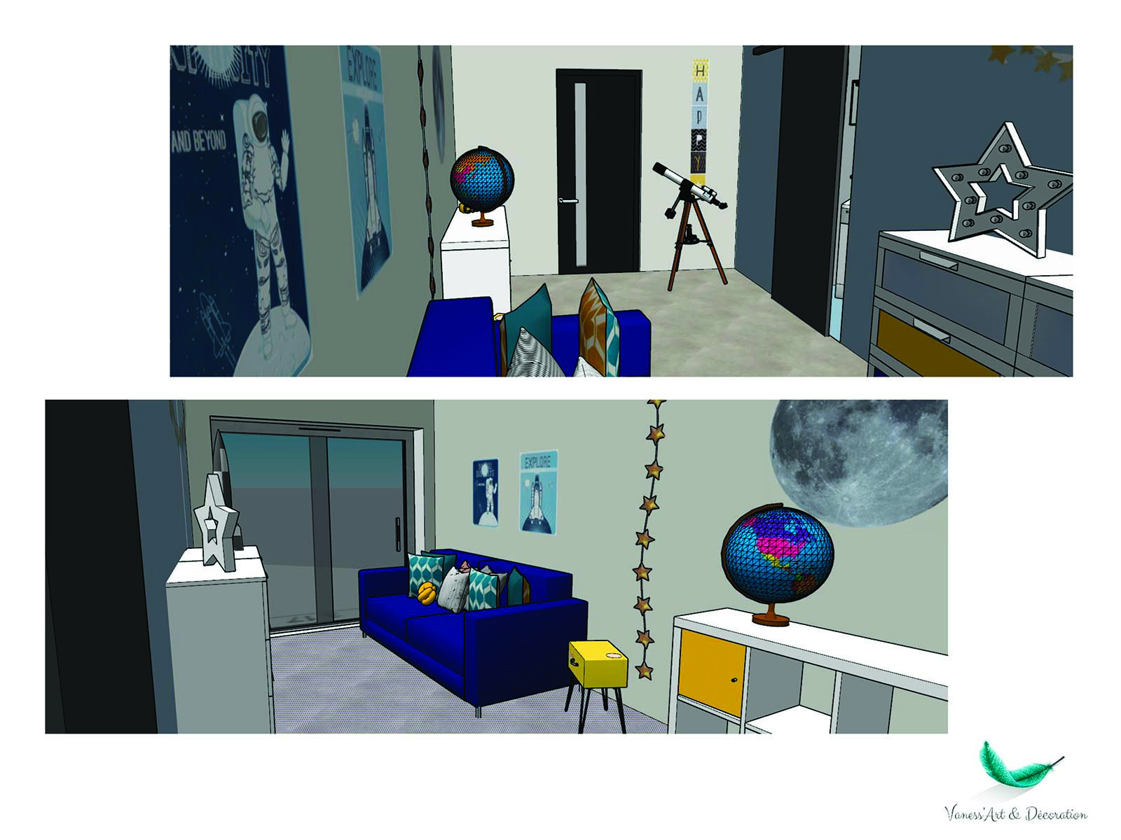 VanessArt & Decoration - Carmona - Salle de jeux 2 - VanessArt